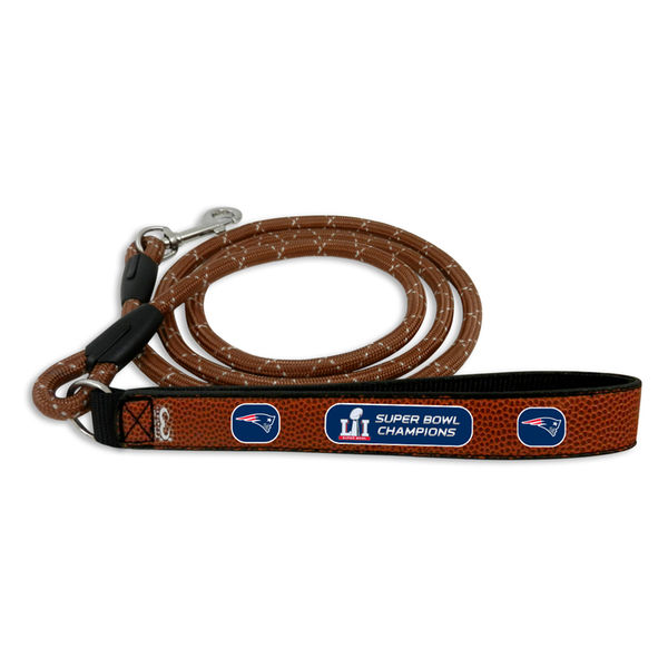 New England Patriots Super Bowl LI Champions Leather Rope Leash